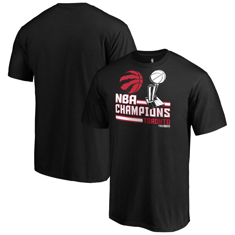 2019 Men Toronto Raptors Champions black NBA Nike T shirt